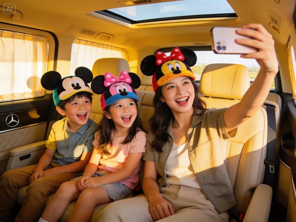 On the road to Disneyland Paris